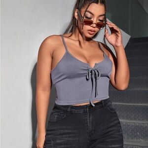 crop ribbed tank